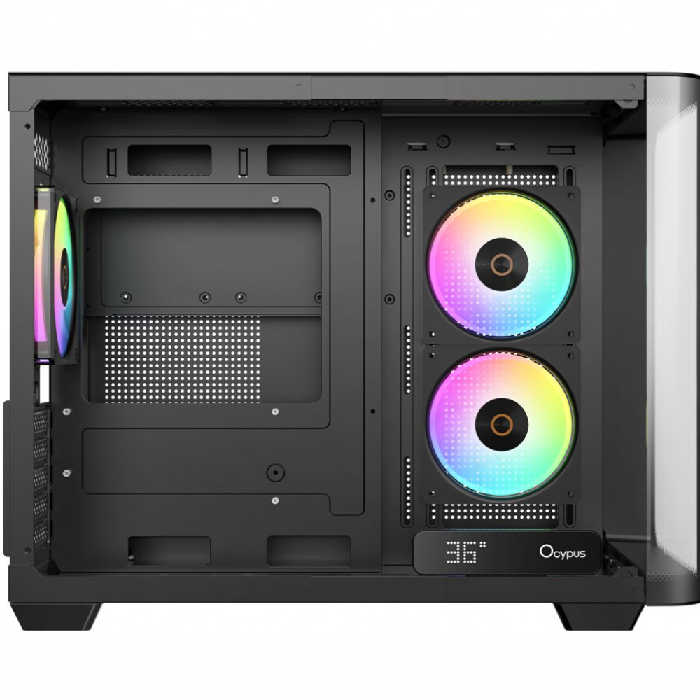 Корпус Ocypus Iota C50 Curve ARGB Iota C50 BK Curve ARGB Digital Mini-Tower - миниатюра 8