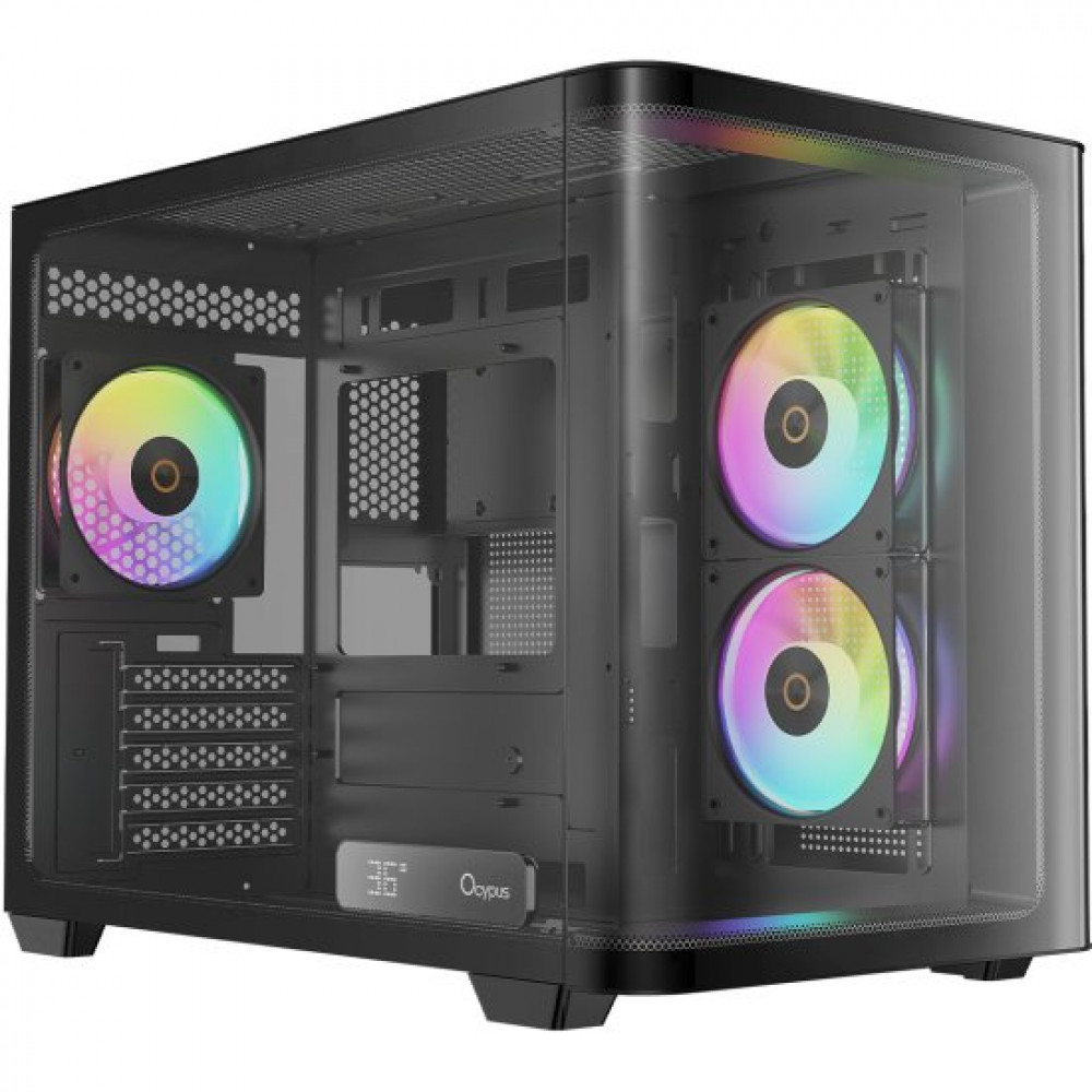Корпус Ocypus Iota C50 Curve ARGB Iota C50 BK Curve ARGB Digital Mini-Tower - миниатюра 6
