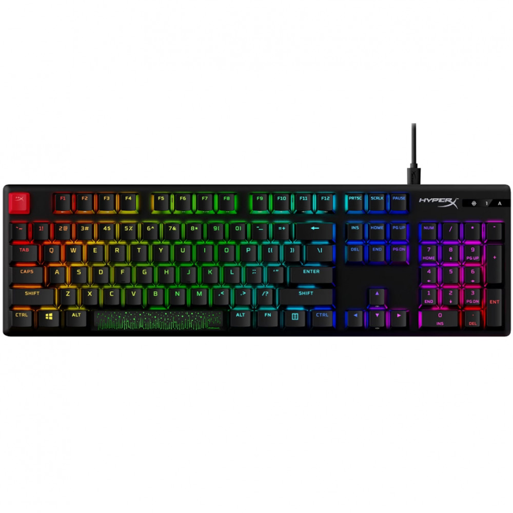 Клавиатура HyperX Alloy Origins PBT HX Red (US) 639N3AA#ABA Проводная, USB - миниатюра 3