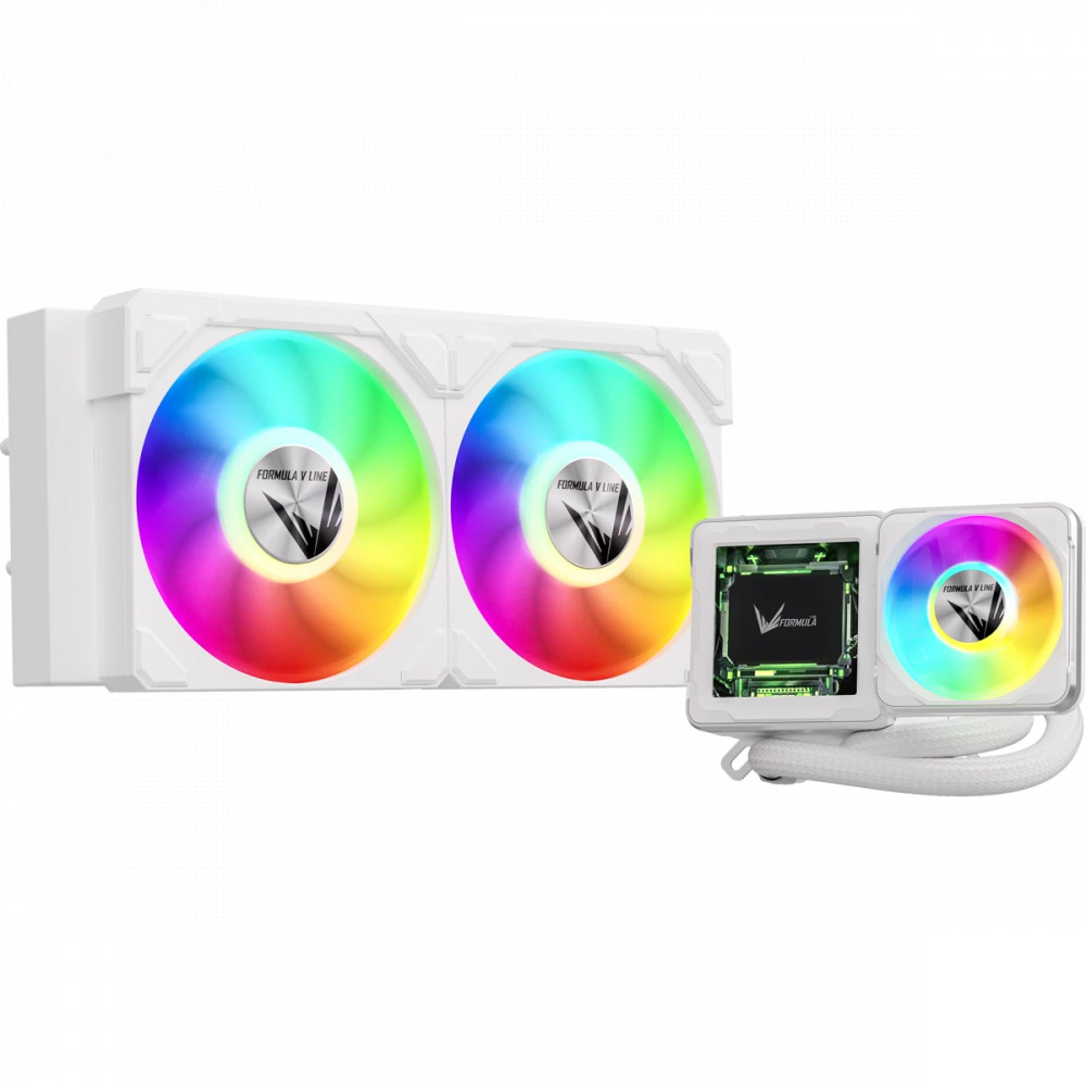 Система охлаждения Formula Cryo Wing Digi 240 ARGB White Cryo Wing Digi 240 WH Для процессора - миниатюра 4