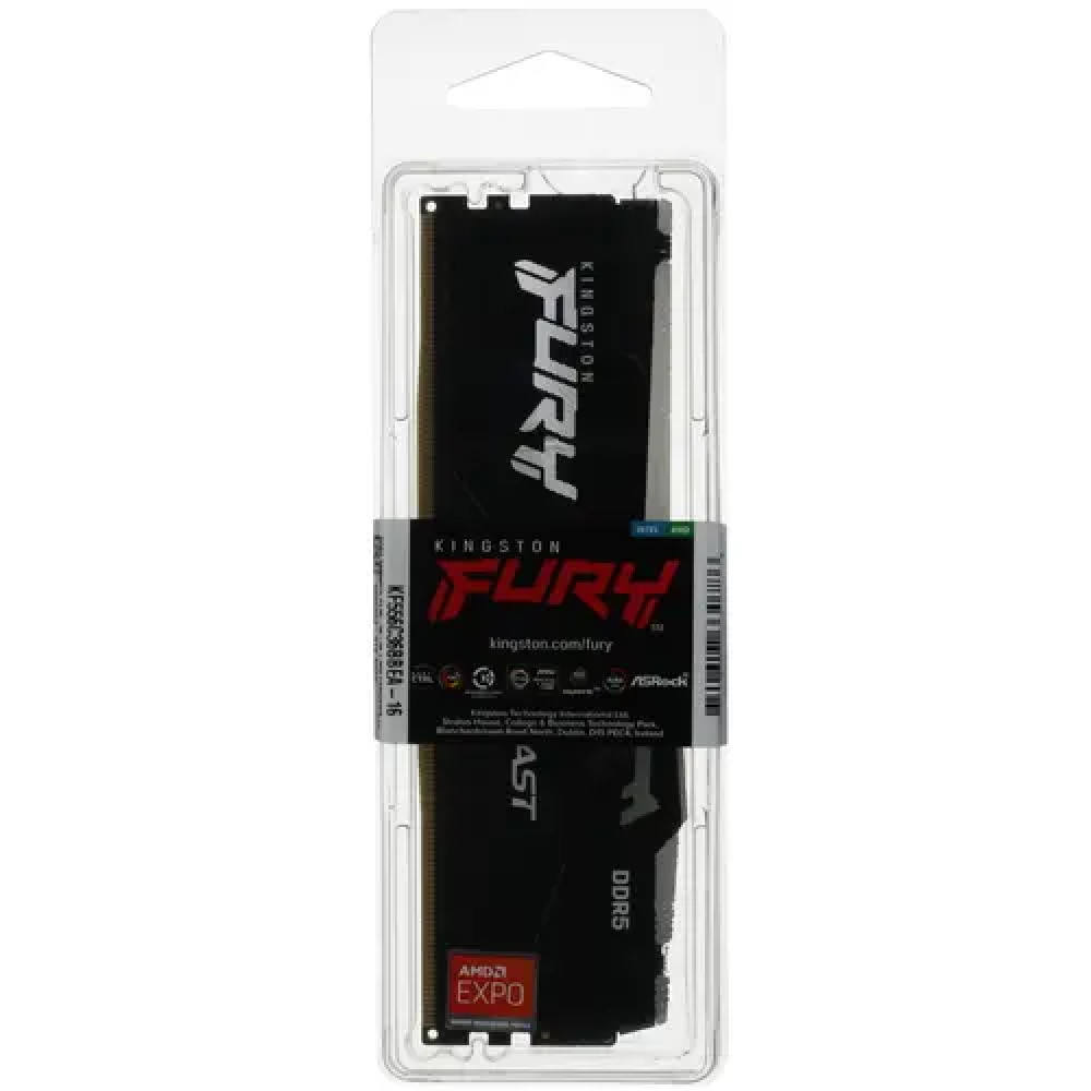 ОЗУ Kingston FURY Beast Black AMD RGB KF556C36BBEA-16 DIMM, DDR5, 16 Гб, 5600 МГц - миниатюра 8