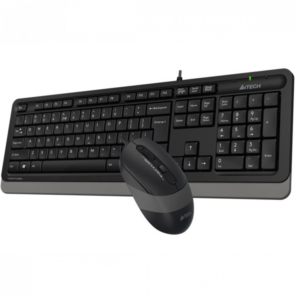 Клавиатура + мышь A4Tech Fstyler F1010 Grey F1010-GREY Fstyler - миниатюра 8