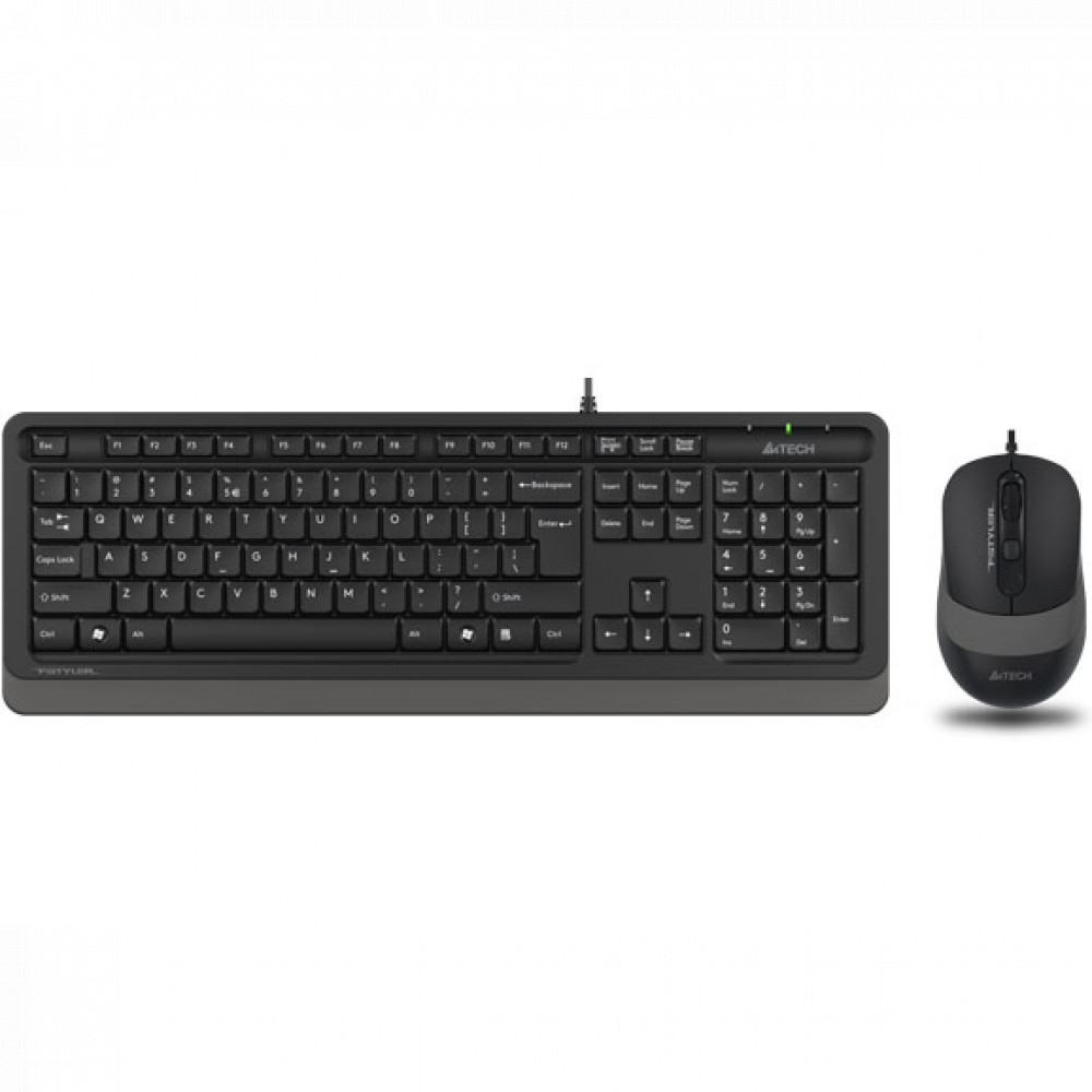 Клавиатура + мышь A4Tech Fstyler F1010 Grey F1010-GREY Fstyler - миниатюра 5