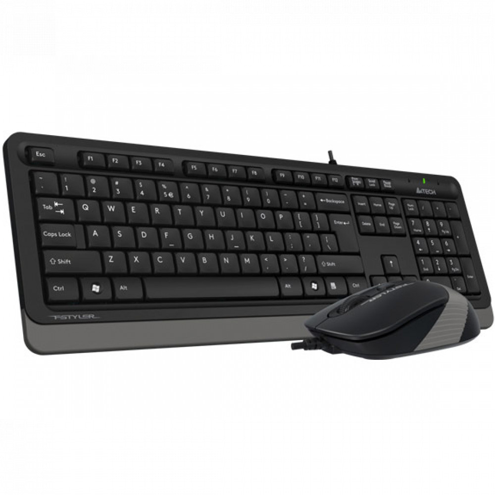 Клавиатура + мышь A4Tech Fstyler F1010 Grey F1010-GREY Fstyler - миниатюра 6