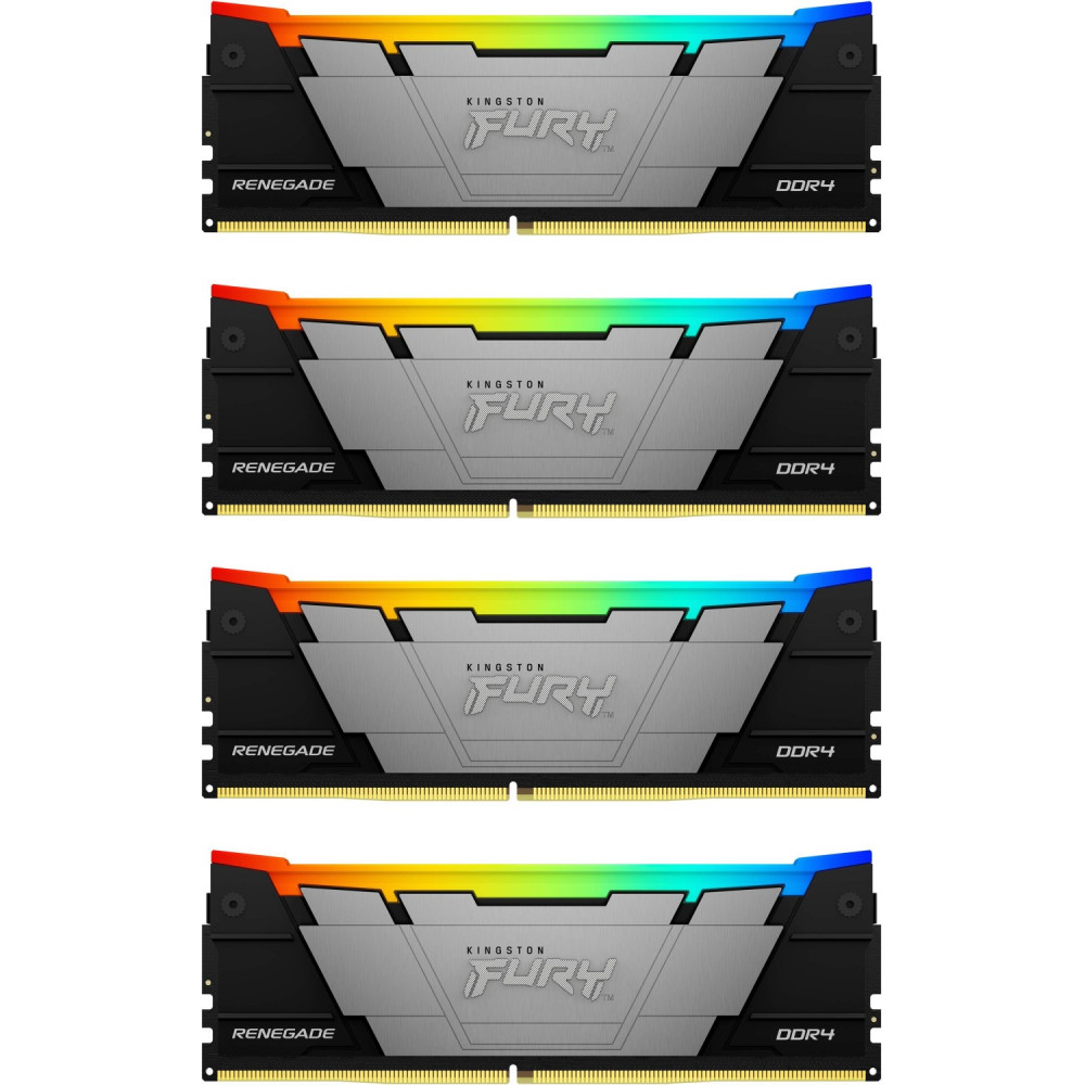 ОЗУ Kingston FURY Renegade Black KF432C16RB2AK4/32 DIMM, DDR4, 32 Гб (4 х 8 Гб), 3200 МГц - миниатюра 3
