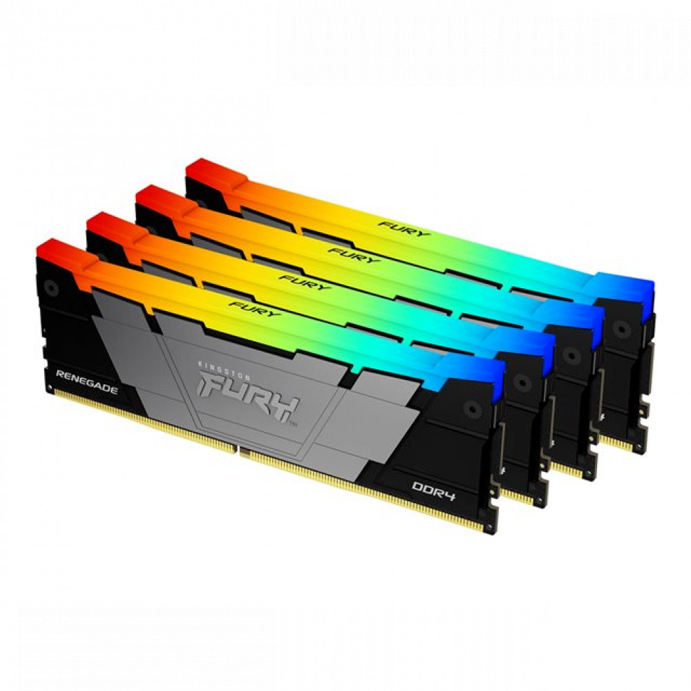ОЗУ Kingston FURY Renegade Black KF432C16RB2AK4/32 DIMM, DDR4, 32 Гб (4 х 8 Гб), 3200 МГц - миниатюра 4