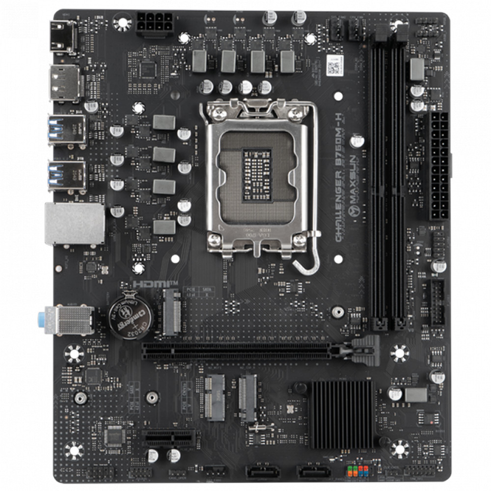 Материнская плата Maxsun Challenger B760M-H WIFI MS-Challenger B760M-H Micro-ATX, LGA 1700