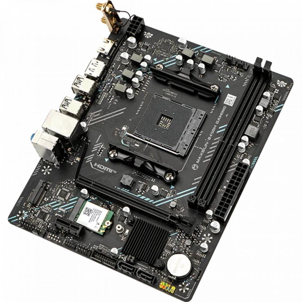 Материнская плата Gigabyte MS-B450M GAMING WIFI Micro-ATX, AMD AM4 - миниатюра 6