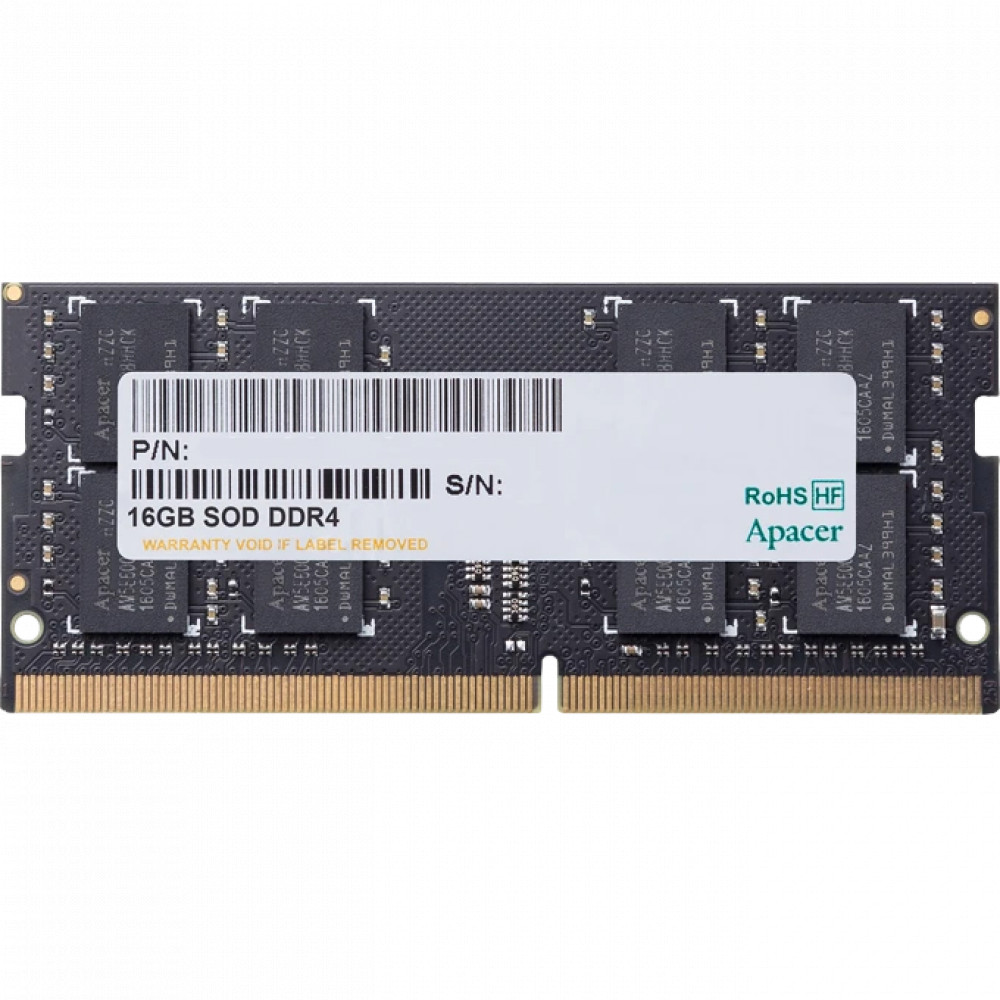 ОЗУ Apacer AS16GGB26CRBBGH SO-DIMM, DDR4, 16 Гб, 2666 МГц - миниатюра 2