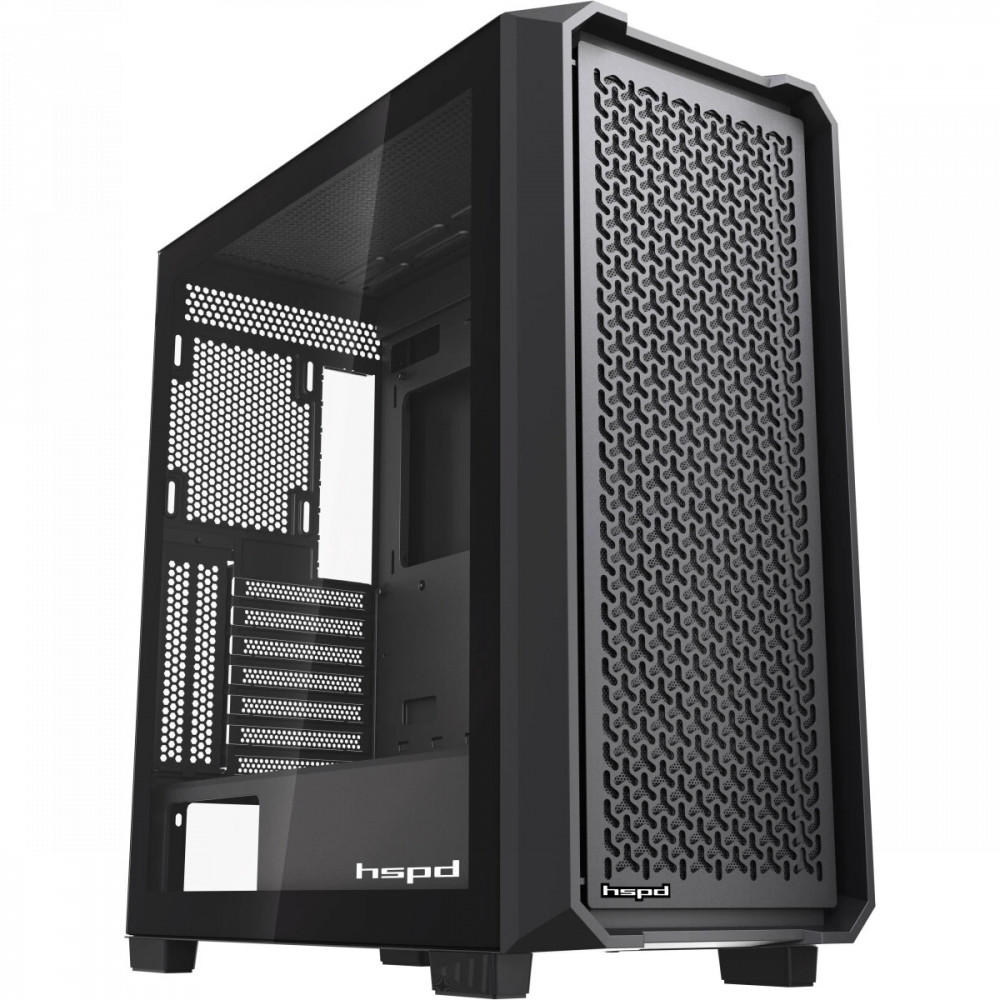 Корпус HSPD F750-TGBK Mid-Tower - миниатюра 6