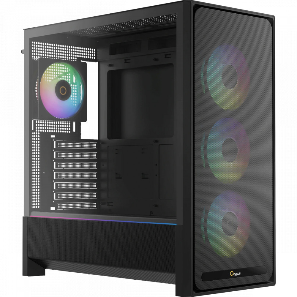 Корпус Ocypus Delta C70 BK ARGB Mid-Tower - миниатюра 6