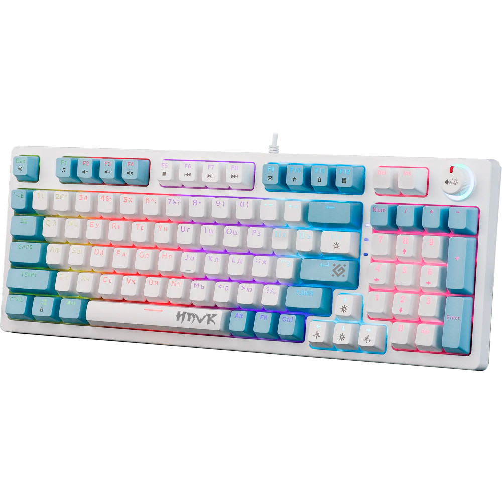 Клавиатура Defender Hawk GK-418 White 45421 Проводная, USB - миниатюра 4