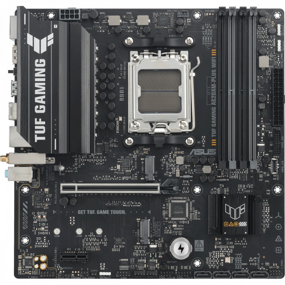 Материнская плата Asus TUF GAMING A620AM-PLUS WIFI Micro-ATX, AMD AM5 - миниатюра 3