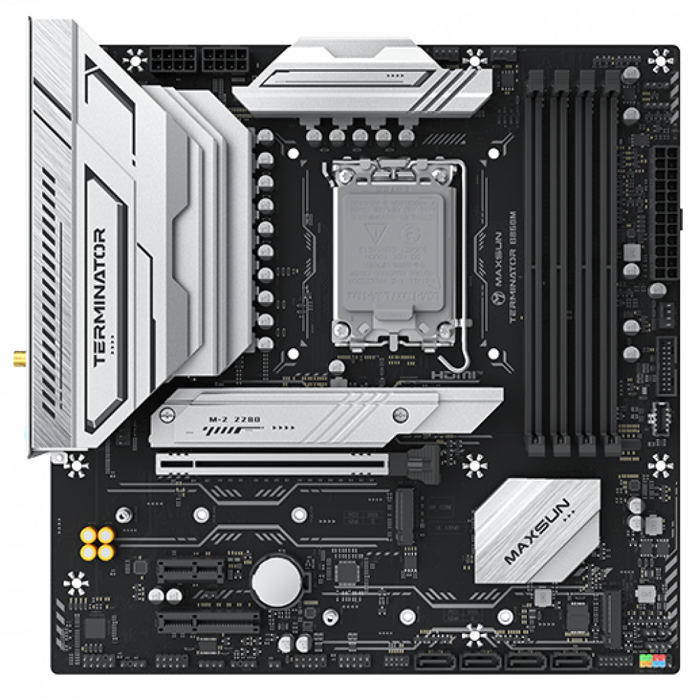 Материнская плата Maxsun Terminator B860M MS-Terminator B860M Micro-ATX, LGA 1851 - миниатюра 3