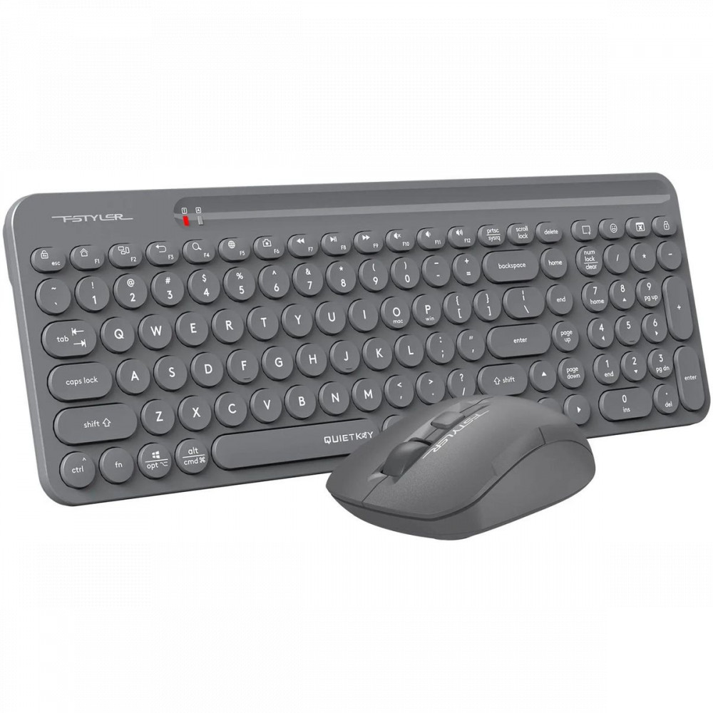 Клавиатура + мышь A4Tech FG3300 Air Grey - миниатюра 7