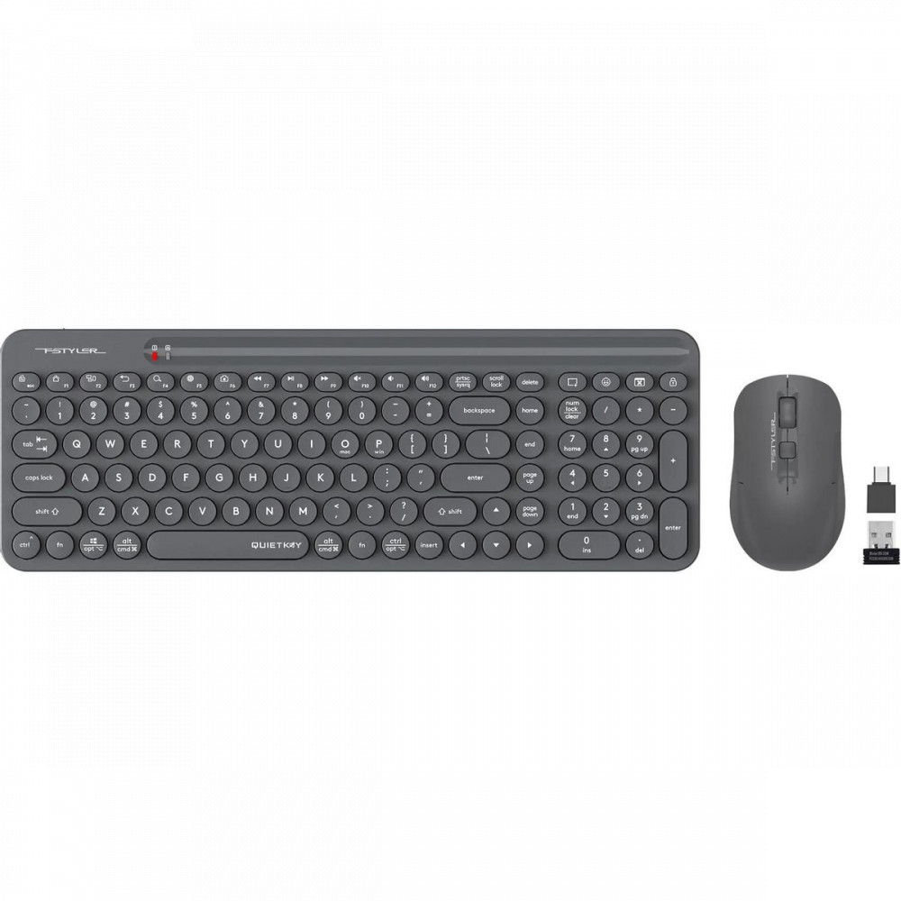 Клавиатура + мышь A4Tech FG3300 Air Grey - миниатюра 10