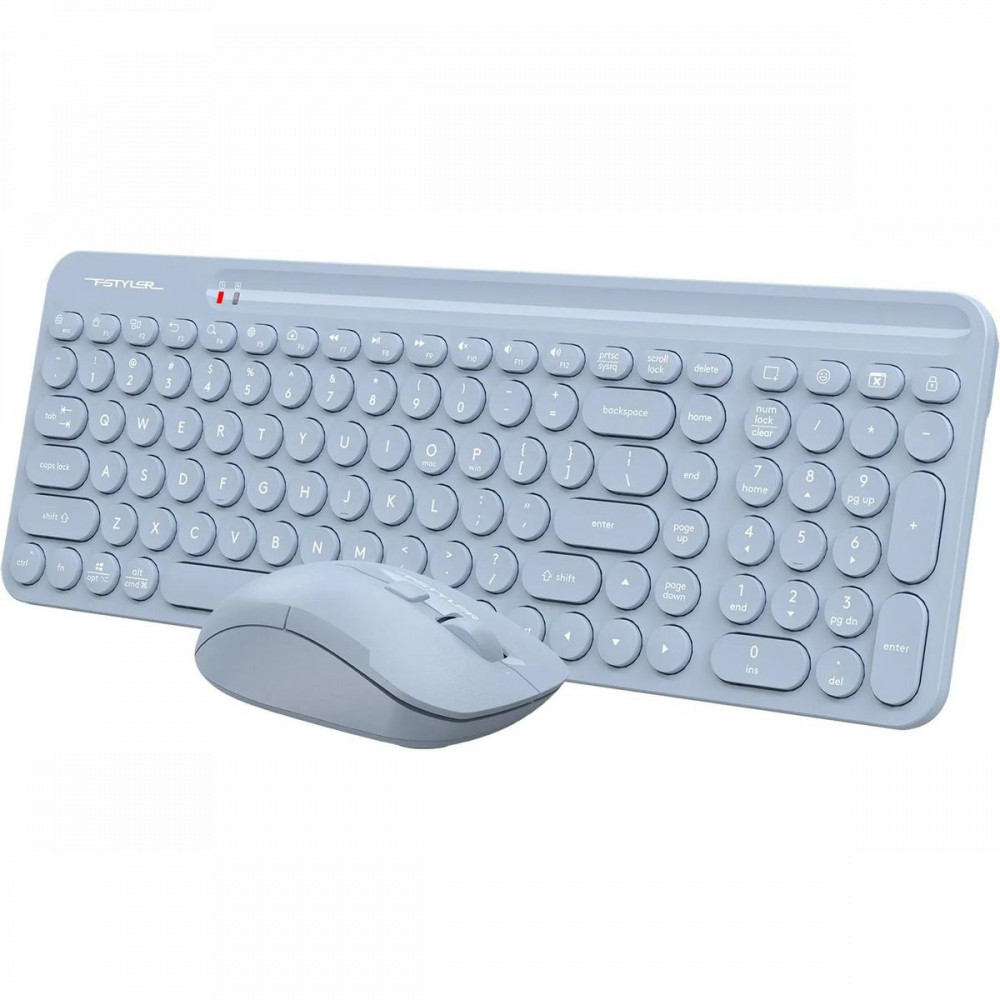 Клавиатура + мышь A4Tech Fstyler FG3300 Air Blue - миниатюра 9