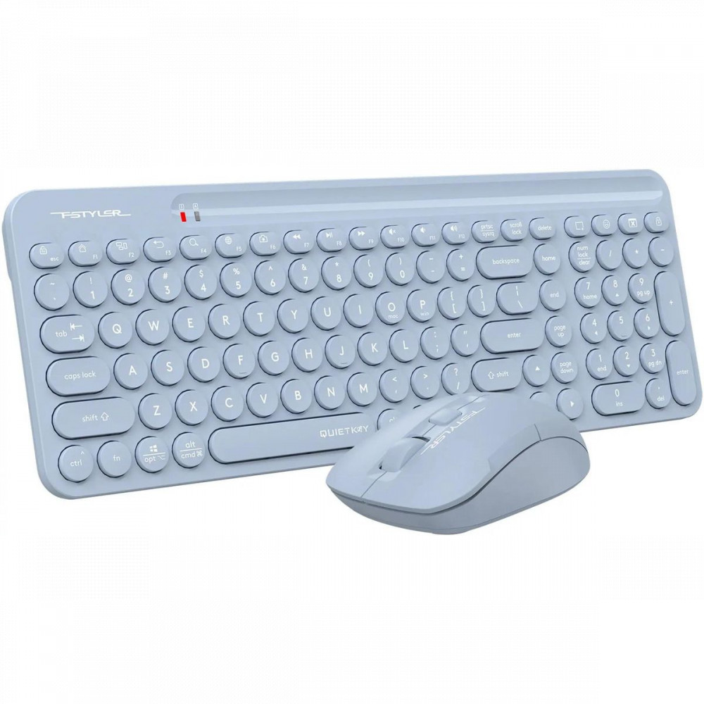 Клавиатура + мышь A4Tech Fstyler FG3300 Air Blue - миниатюра 7