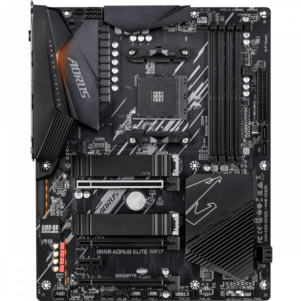 Материнская плата Gigabyte B550 AORUS ELITE WIFI7 ATX, AMD AM4 - миниатюра 3