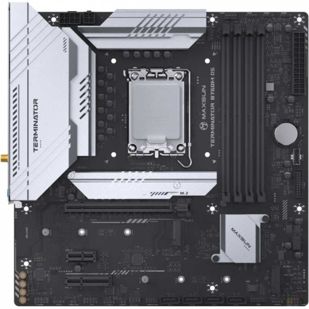 Материнская плата Maxsun Terminator B760M D5 WiFi V2 MS-Terminator B760M D5 WiFi V2 Micro-ATX, LGA 1700 - миниатюра 3