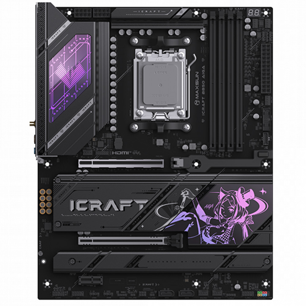 Материнская плата Maxsun MS-iCraft B850 AIGA ATX, AMD AM5 - миниатюра 4