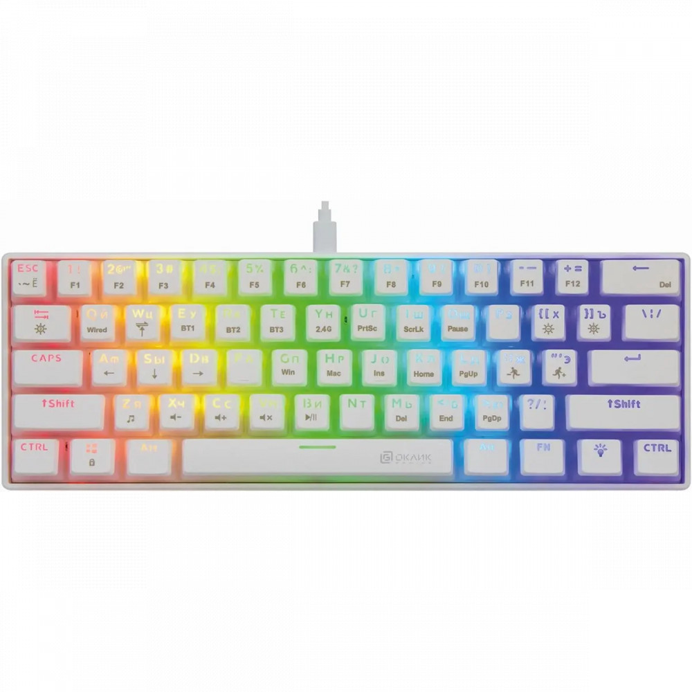 Клавиатура Oklick K763W 1920562 Беспроводная, Bluetooth - миниатюра 5