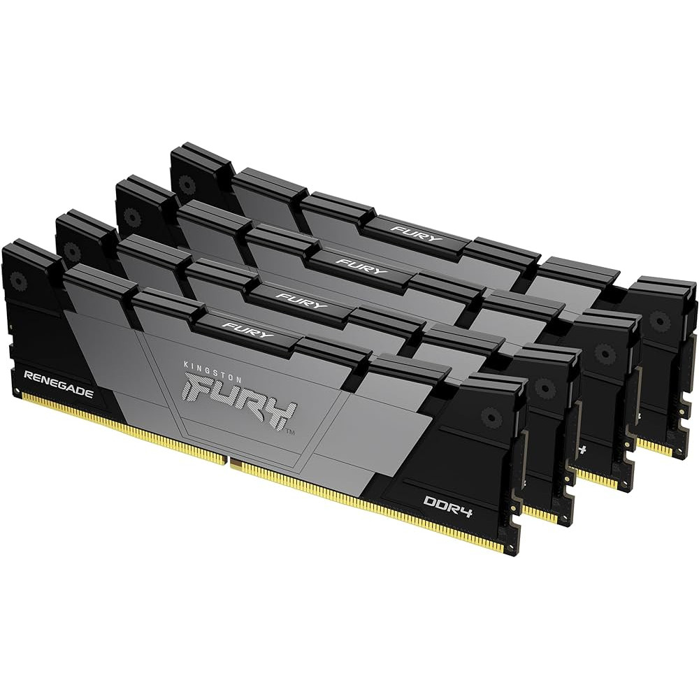 ОЗУ Kingston FURY Renegade Black KF432C16RB2K4/32 DIMM, DDR4, 32 Гб (4 х 8 Гб), 2666 МГц - миниатюра 2