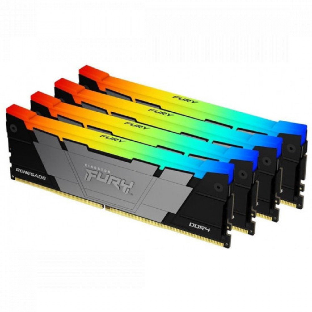 ОЗУ Kingston FURY Renegade RGB KF436C16RB2AK4/32 DIMM, DDR4, 32 Гб (4 х 8 Гб), 3600 МГц - миниатюра 2