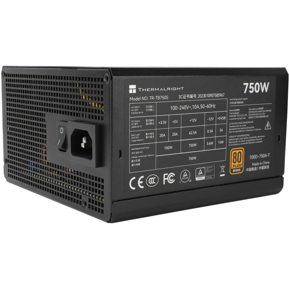 Блок питания Thermalright TR-TB750S 750 Вт, 80+ Bronze - миниатюра 4
