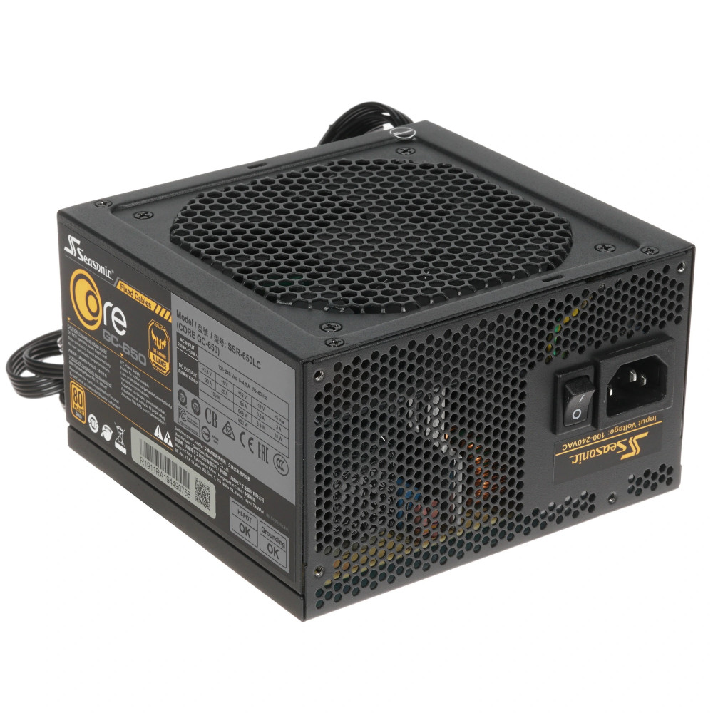 Блок питания Seasonic CORE GC-650 650 Вт, 80+ Gold - миниатюра 5