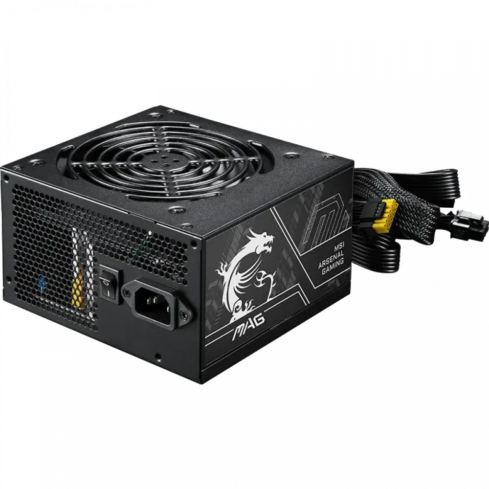 Блок питания MSI MAG A750BN PCIE5 II 7ZPSX 750 Вт, 80+ Bronze - миниатюра 4