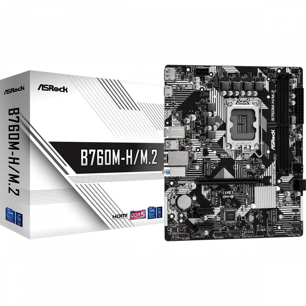 Материнская плата ASRock B760M-H2/M.2 Micro-ATX, LGA 1700 - миниатюра 10