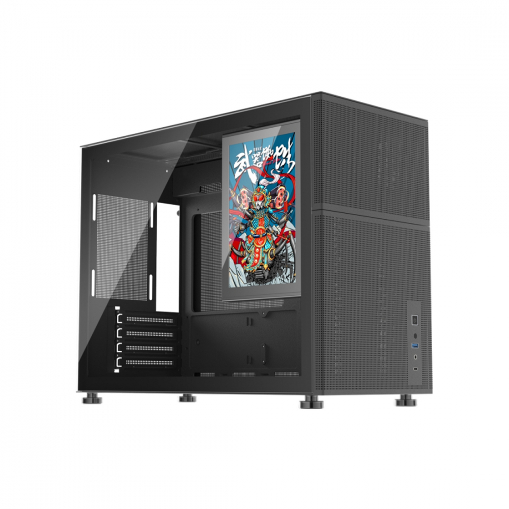 Корпус 1STPLAYER Mi6-EV-BK Mini-Tower - миниатюра 5