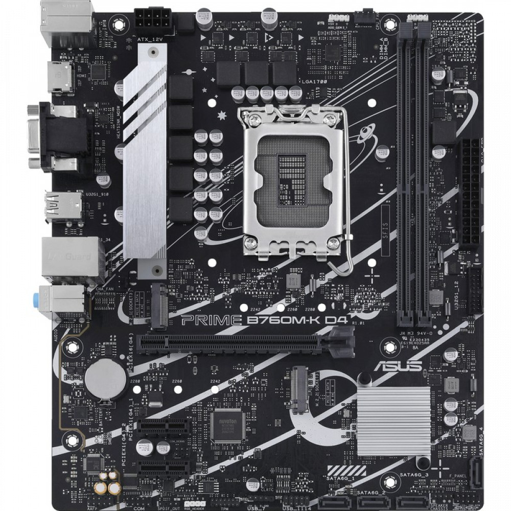 Материнская плата Asus PRIME B760M-K D4 90MB1DS0-M1EAY0 Micro-ATX, LGA 1700 - миниатюра 6