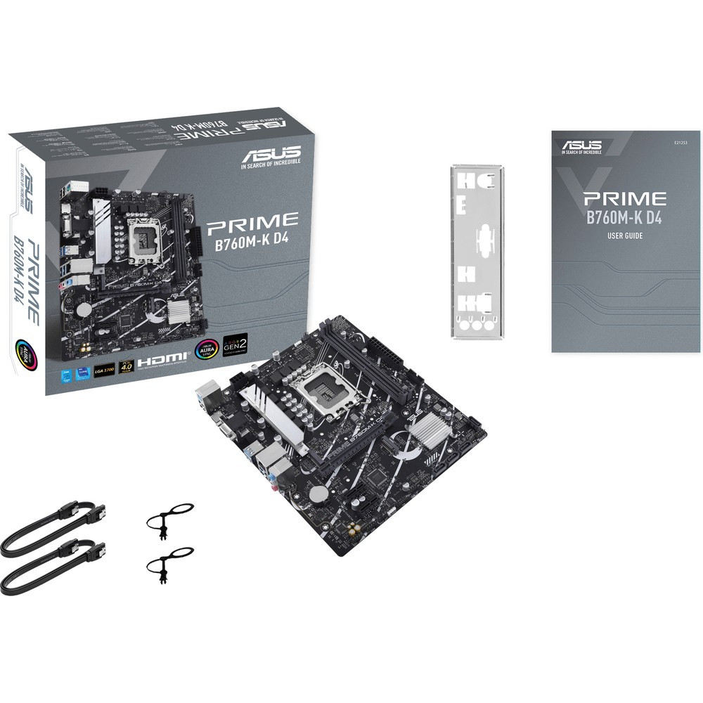 Материнская плата Asus PRIME B760M-K D4 90MB1DS0-M1EAY0 Micro-ATX, LGA 1700 - миниатюра 8