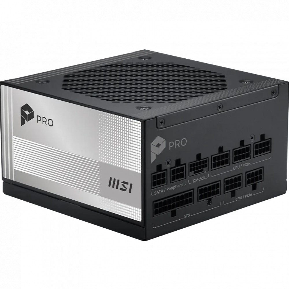 Блок питания MSI PRO A1000PL PCIE5 1000W 306-7ZPLX11-HD8 1000 Вт, 80+ Platinum - миниатюра 4