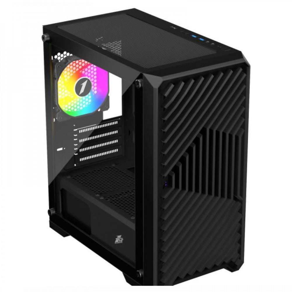 Корпус 1STPLAYER T5-BK-4F2C3 Mini-Tower - миниатюра 9