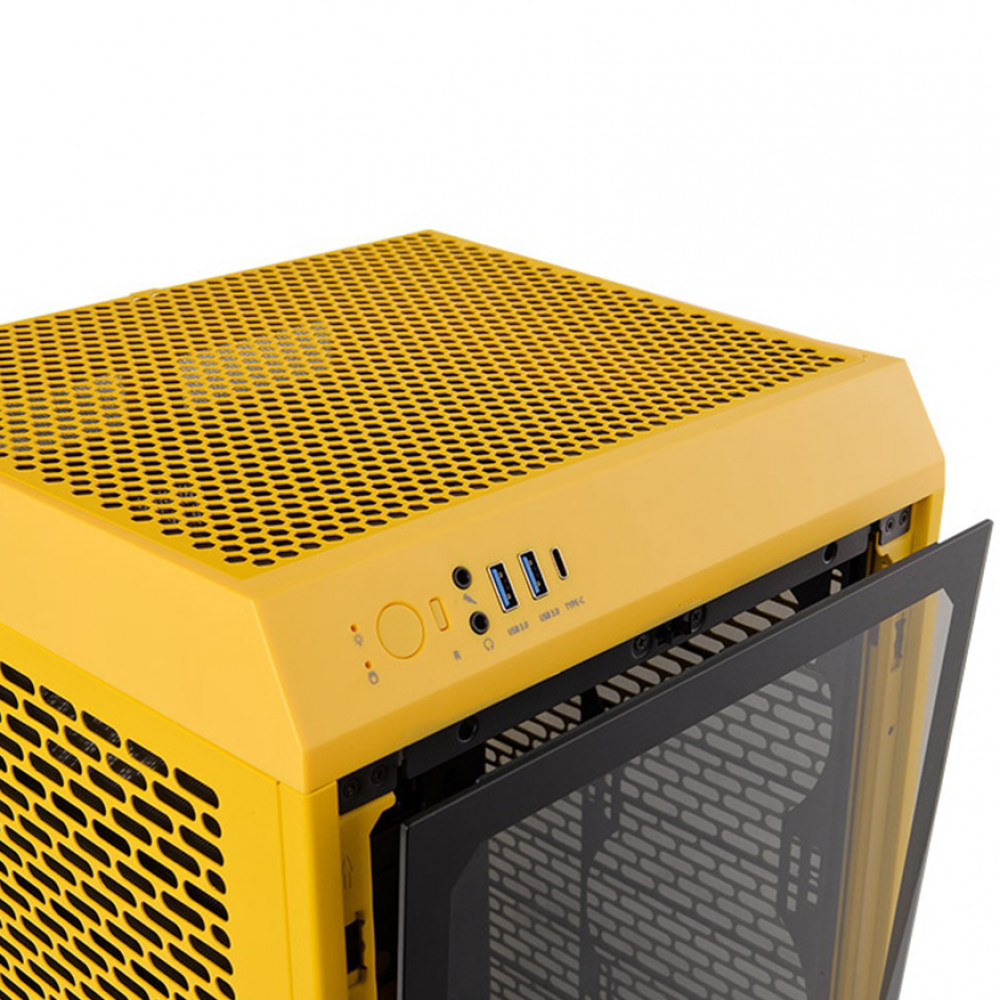 Корпус Thermaltake The Tower 200 Bumblebee CA-1X9-00S4WN-00 Mini-Tower - миниатюра 6