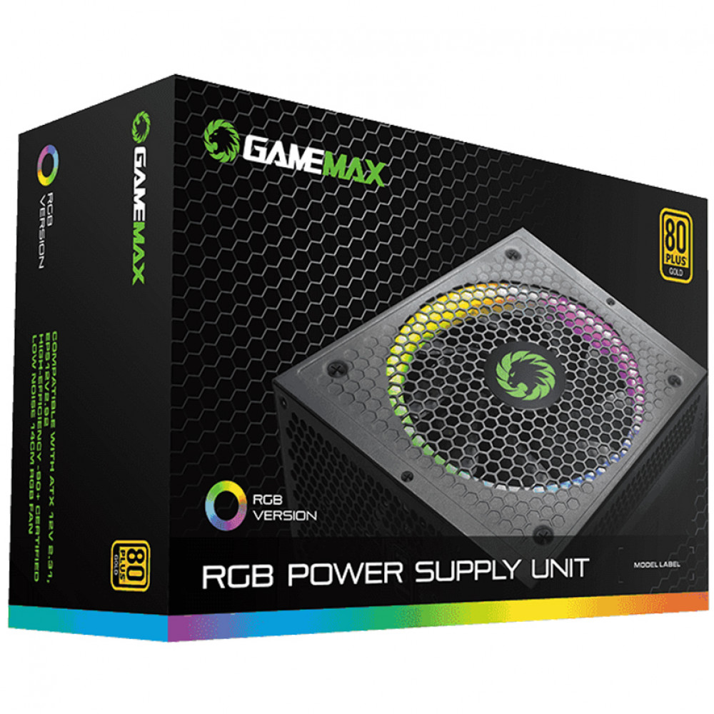 Блок питания GameMax RGB750 PRO Gold 214007500004 750 Вт - миниатюра 6