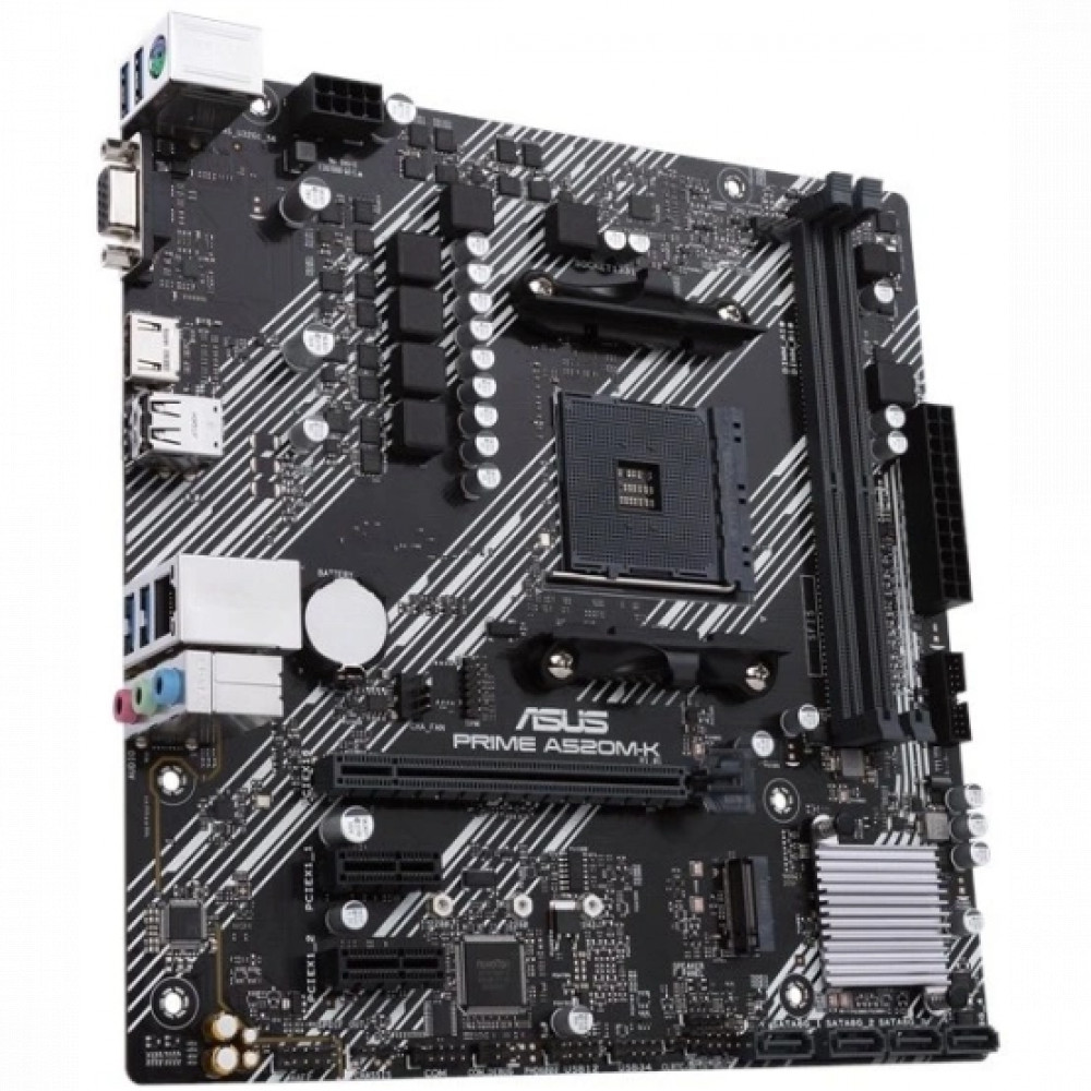 Материнская плата Asus PRIME A520M-K 90MB1500-M0EAY0|| Micro-ATX, AMD AM4 - миниатюра 6