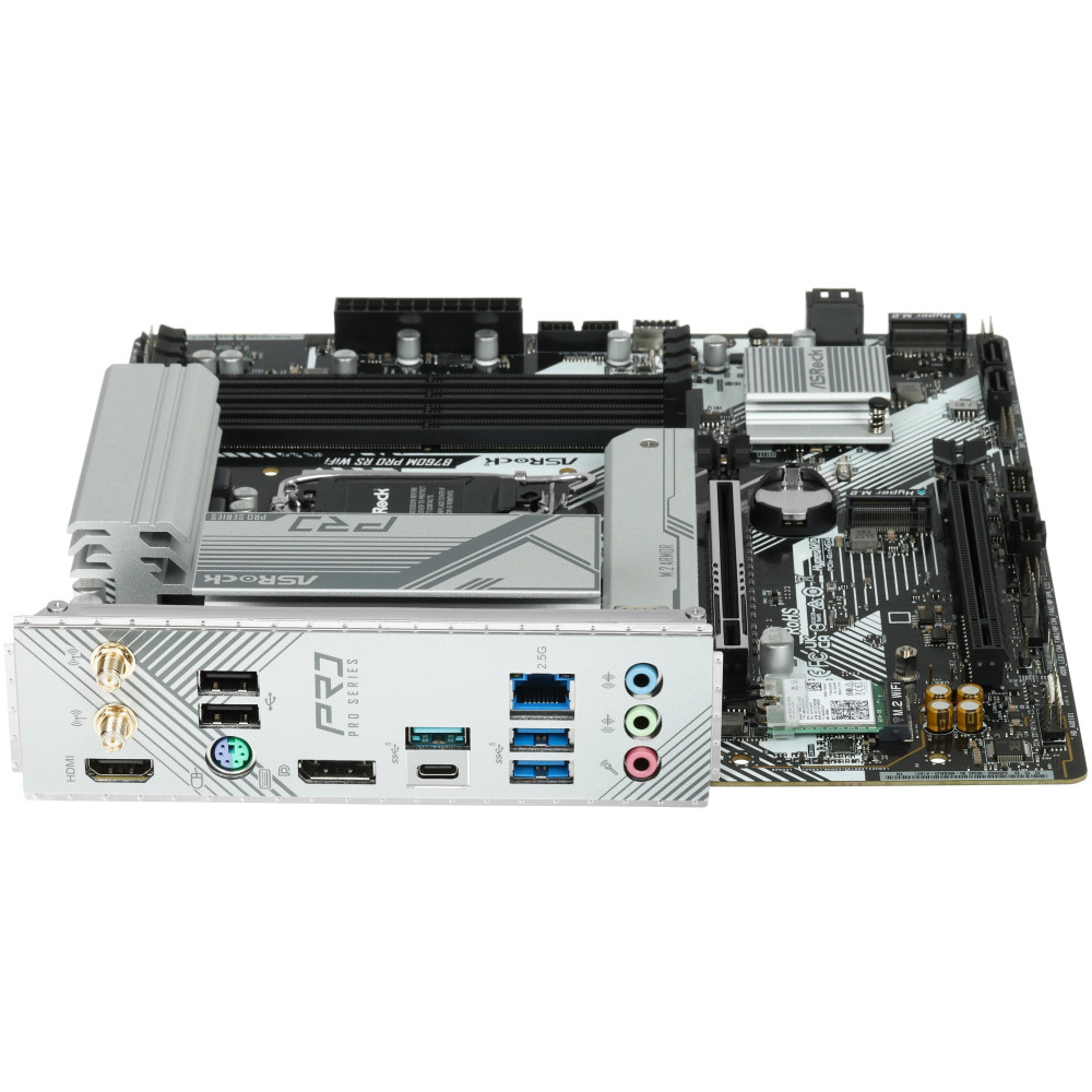 Материнская плата ASRock B760M Pro RS WiFi Micro-ATX, LGA 1700 - миниатюра 6