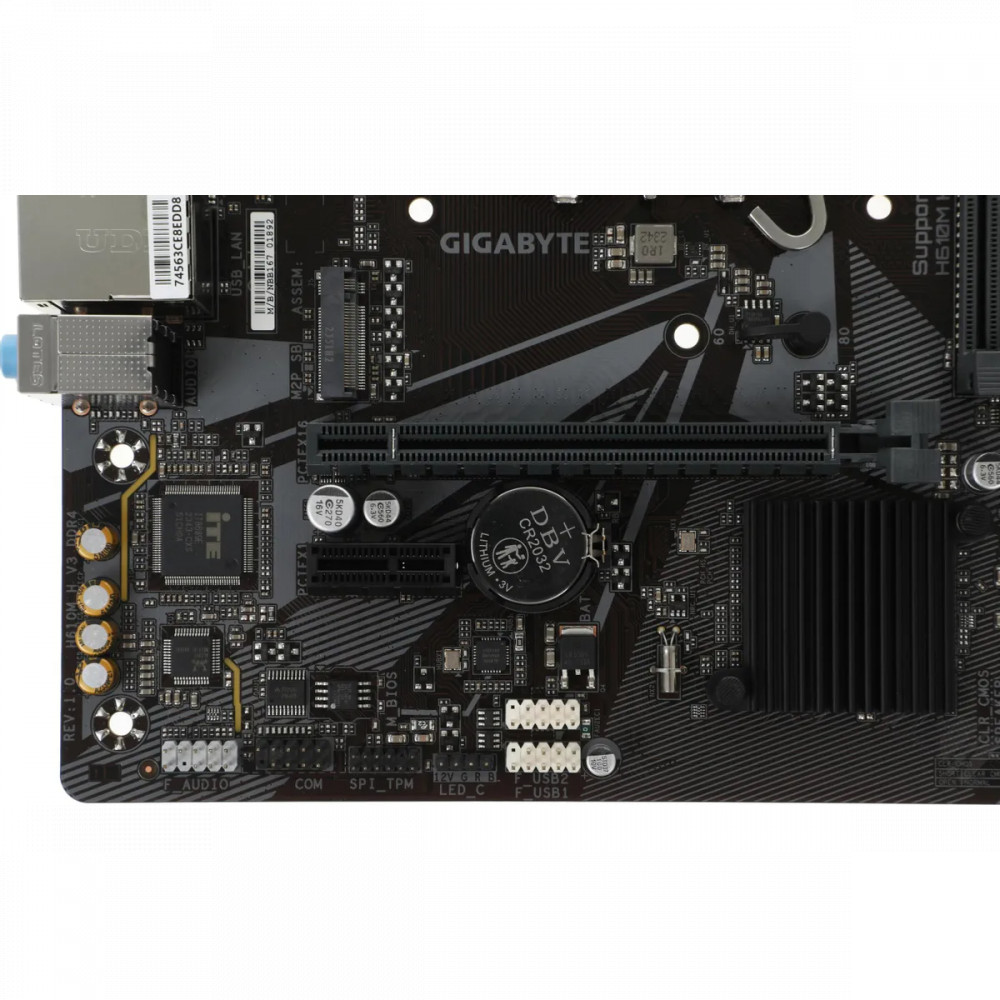 Материнская плата Gigabyte H610M H V3 DDR4 H610M H V3 DDR4|| Micro-ATX, LGA 1700 - миниатюра 10