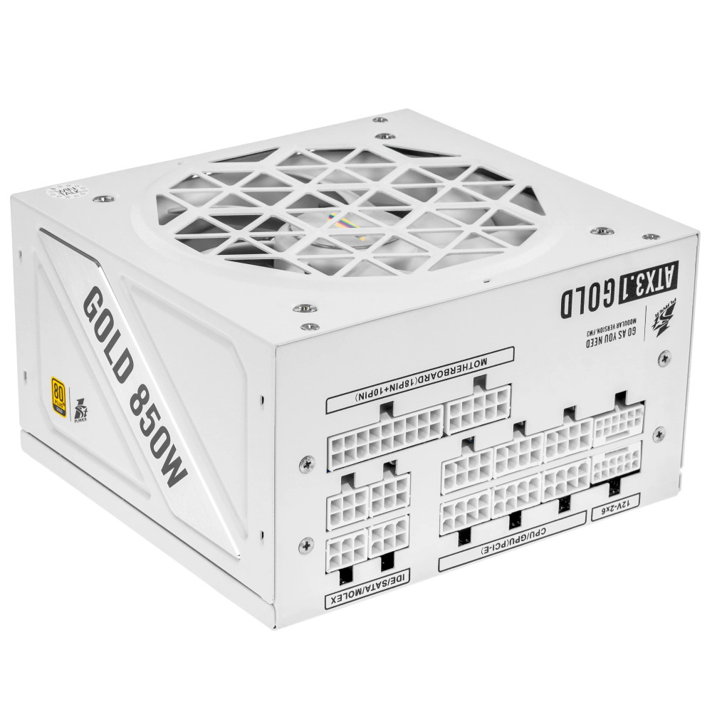 Блок питания 1STPLAYER NGDP GOLD 850W HA-850BA4-WH 850 Вт, 80+ Gold - миниатюра 5