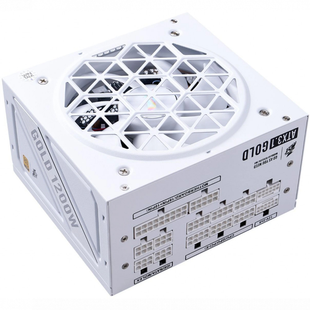 Блок питания 1STPLAYER NGDP GOLD HA-1200BA4-WH 1200 Вт, 80+ Gold - миниатюра 4
