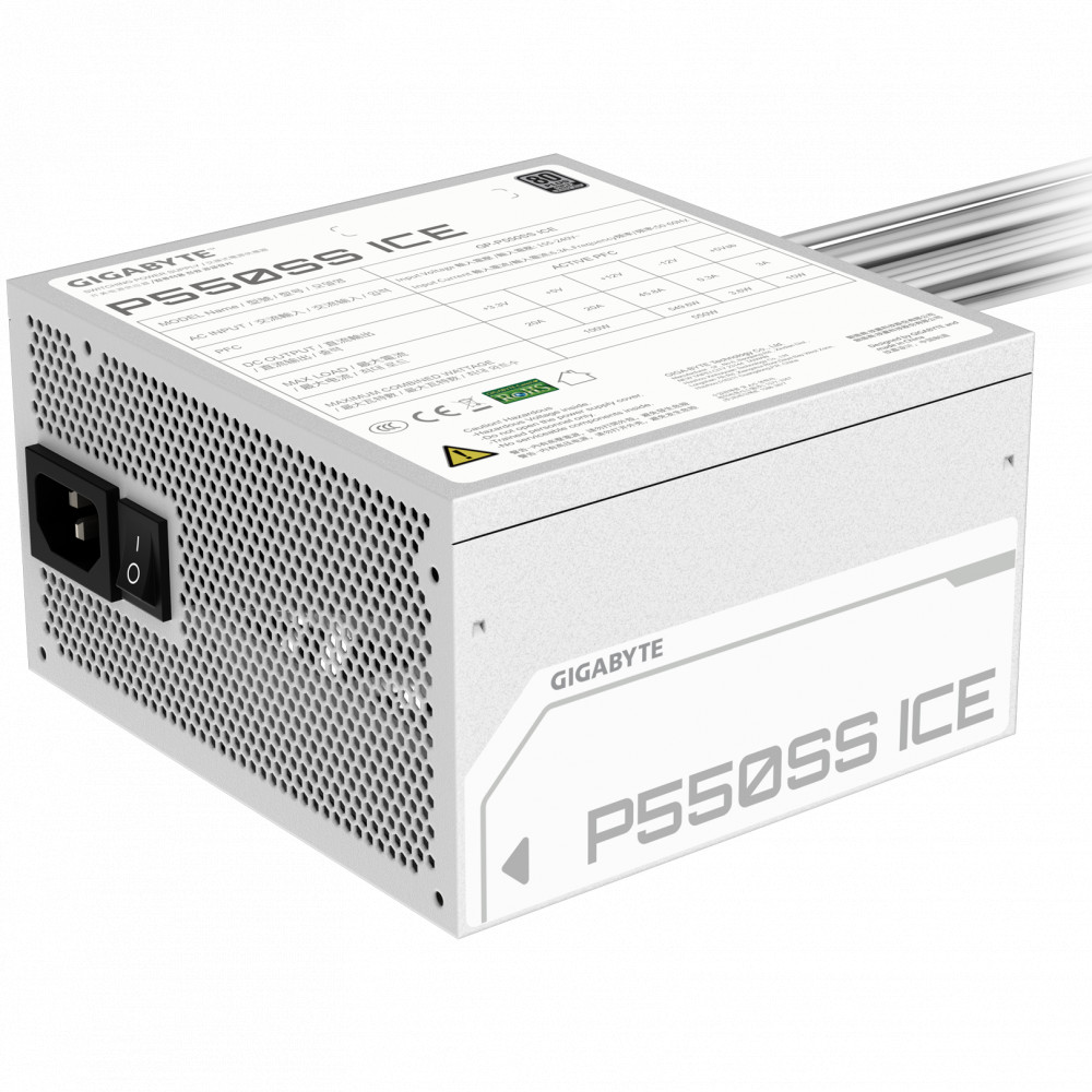 Блок питания Gigabyte P550SS ICE 28200-P55SW-1EUR 550 Вт, 80+ Silver - миниатюра 5