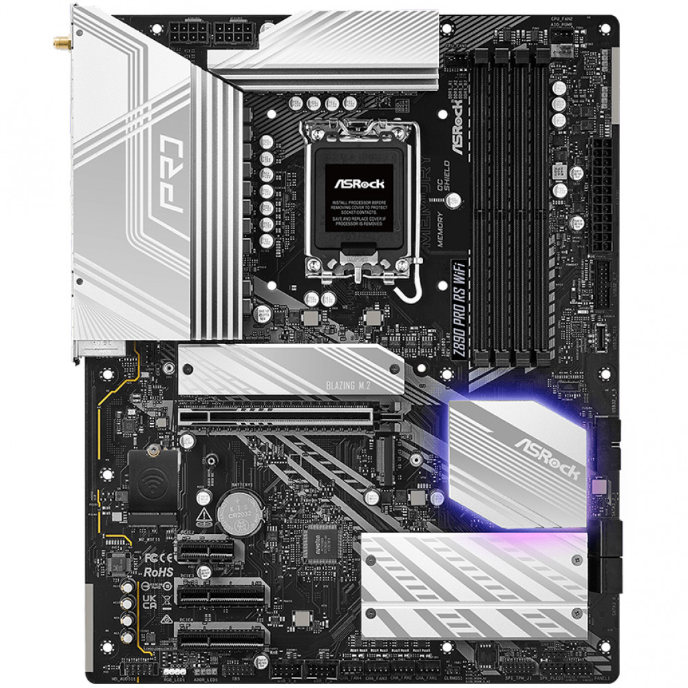 Материнская плата ASRock Z890 PRO RS WIFI Z890_PRO_RS_WIFI ATX, LGA 1851 - миниатюра 2