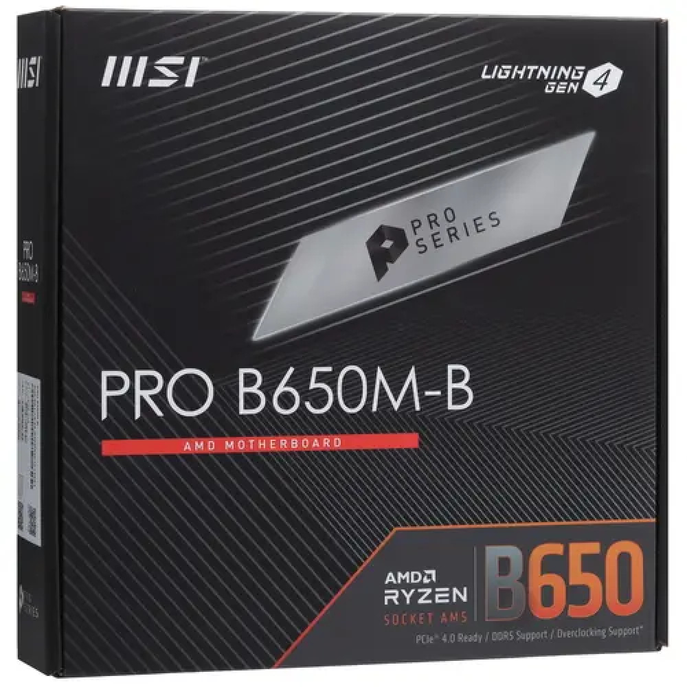 Материнская плата MSI PRO B650M-B Micro-ATX, AMD AM5 - миниатюра 10
