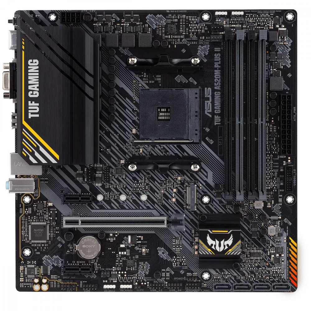 Материнская плата Asus TUF GAMING A520M-PLUS II A520 90MB17G0-M0EAY0 Micro-ATX, AMD AM4 - миниатюра 3