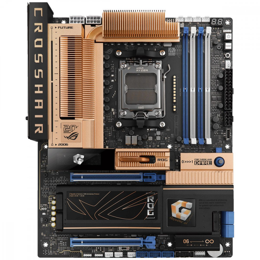 Материнская плата Asus ROG CROSSHAIR 2006 X870E 90MB1PP0-M0EAY0 ATX, AMD AM5 - миниатюра 4