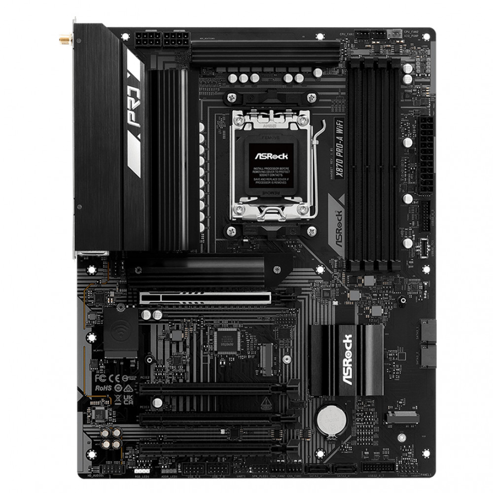 Материнская плата ASRock X870 Pro-A WiFi X870_Pro-A_WiFi ATX, AMD AM5 - миниатюра 2